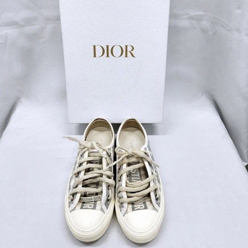 Dior Christian (Christian Dior) coton oblique brodé occasion ICHI 0
