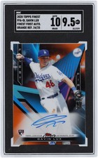 Gavin Lux Dodgers Signed 2020 Topps Finest #FFA-GL #24/25 SGC 9.5/10 Rookie Card. rookie card picture
