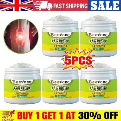 5PACK Beevana Bee-Venom Joint & Bone Therapy Cream Bee Venom Joint Bone Cream UK