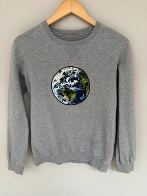 Coach Sweatshirt 1941 Rexy NASA Planet Erde Rundhalsausschnitt Damen Small 100 % Baumwolle