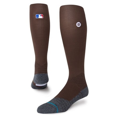 Stance MLB Diamond Pro Solid Color OTC Socks (Brown)