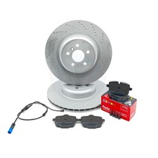 F�R BMW 750d Ld G11 G12 M SPORT BREMSSCHEIBEN HINTEN APEC BEL�GE SENSOR 370mm