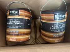 BEHR PREMIUM  2 Gal Transparent Waterproofing Exterior Wood Gloss Finish Cedar