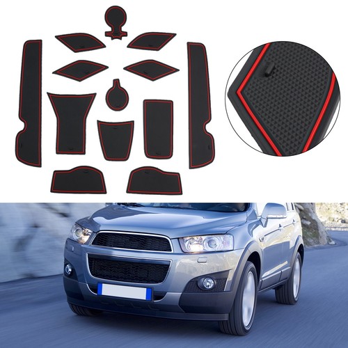 Car Gate Slot Mat Kit Fit For Chevrolet For Trax 2024 Door Groove Pad Cup Holder - Picture 3 of 12