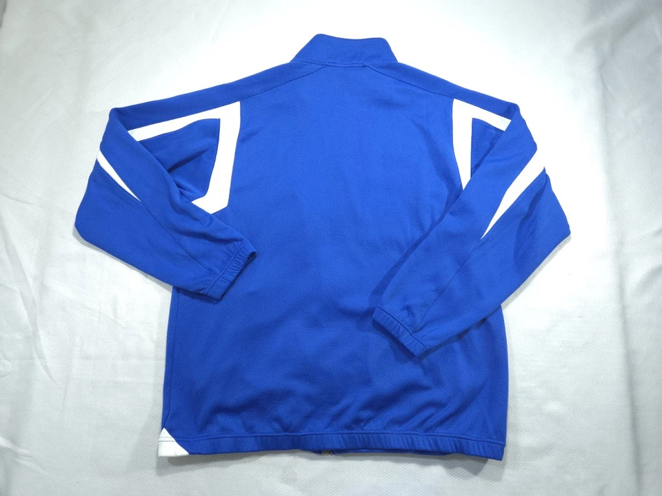 Nike Chaqueta Para Hombres Grande Azul Pista Sudadera Entrenamiento Cremallera Completa Swoosh Jersey Foto 4 de 4