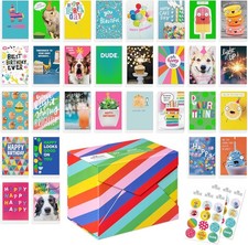 Recycled Paper Greetings 30-Count Funny Birthday Card Assortment with Envelop...