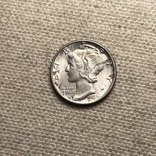 1935 Mercury Dime Choice BU MM