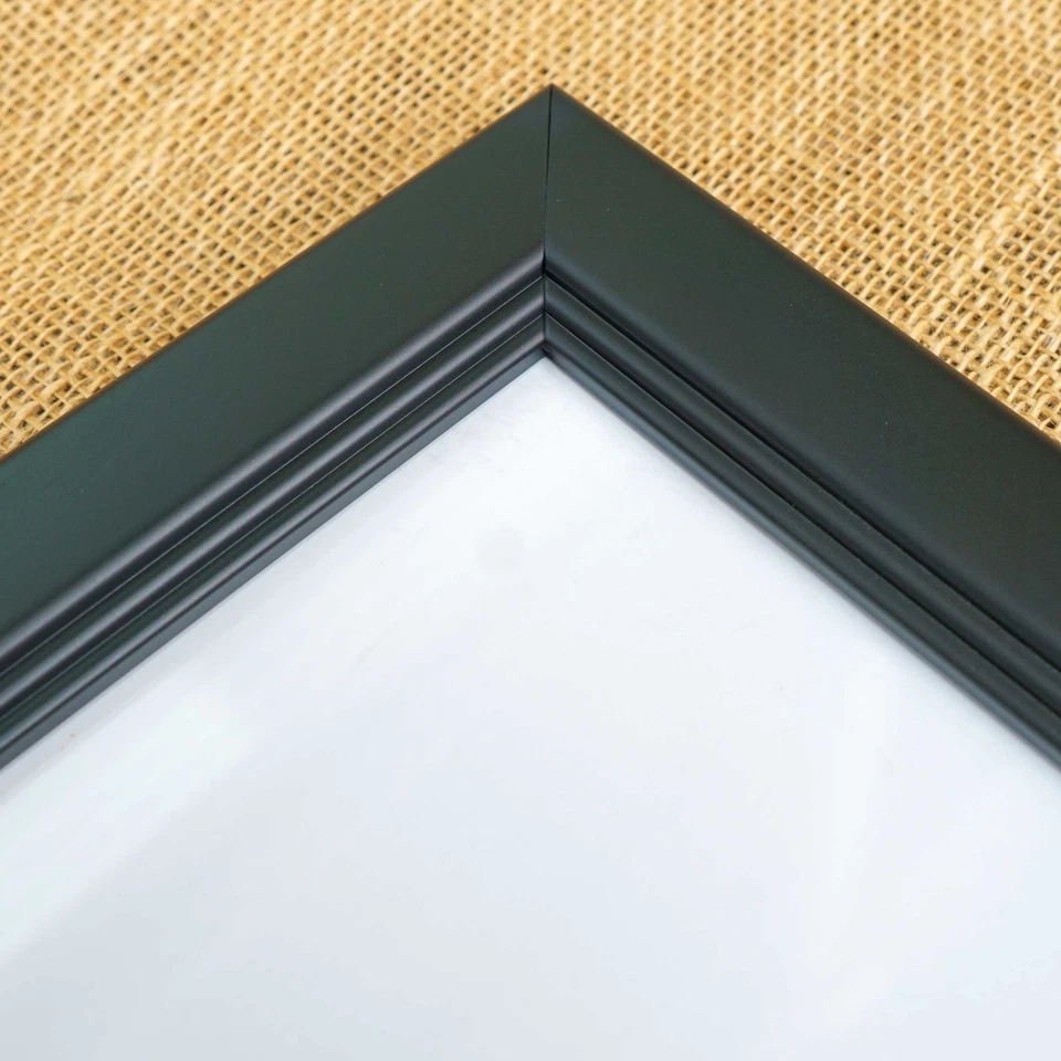 25x39 Frame Black Picture Frame  Modern Photo Frame UV Acrylic, Acid Free Backer - Image 3 of 4