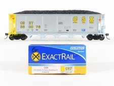 HO Scale ExactRail Evolution EE-1303-30 CSXT CSX 5-Bay Hopper #360076 w/ Load