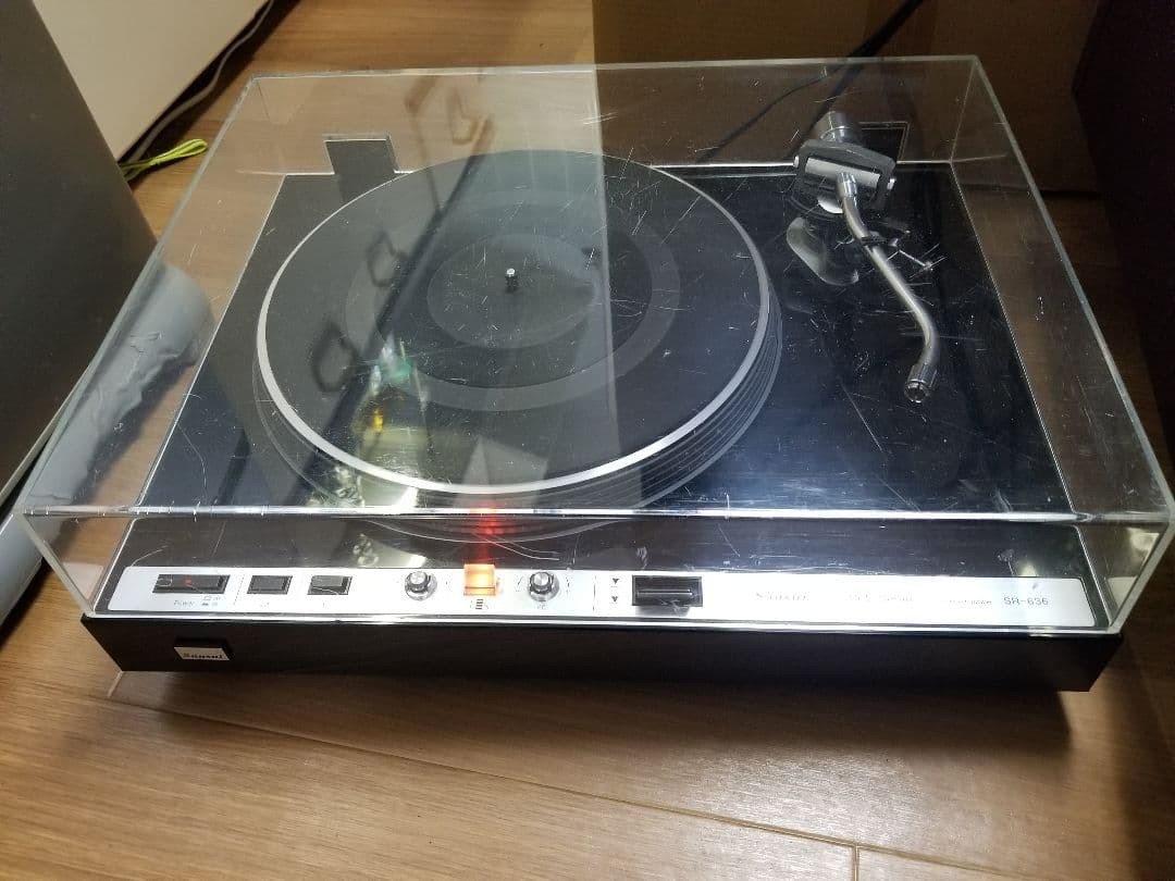 Sansui SR-636 Direct Drive Record Player Player Turntable Working