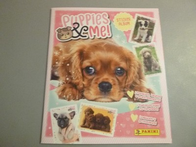 Puppies & Me -Collectible Sticker Album & Complete set of stickers -NIB