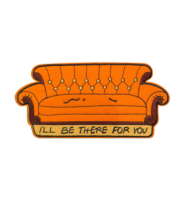 Friends Large I'll Be There For You Couch Central Perk Patch, Iron On/Sew On