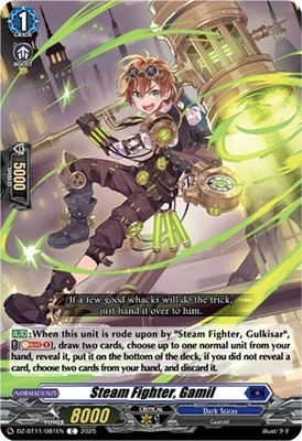 Bushiroad Cardfight Vanguard Steam Fighter, Gamil DZ-BT11/081EN C Dark States