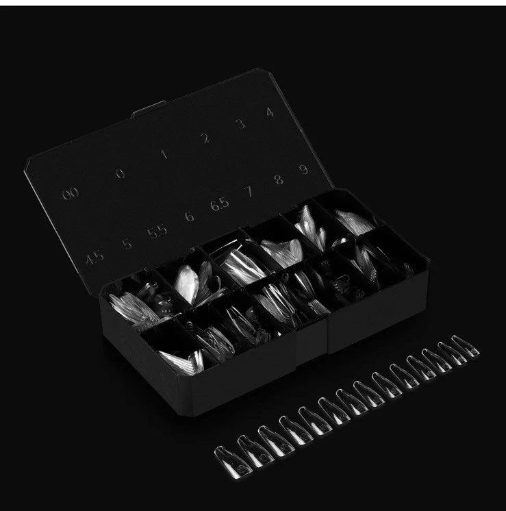 Ataúd Esculpido Apres Gel-X Largo 2.0 Puntas Caja 14 Tamaños - Pro 600 un. Foto 3 de 4