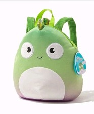 Squishmallow Denton Chameleon Backpack Plush