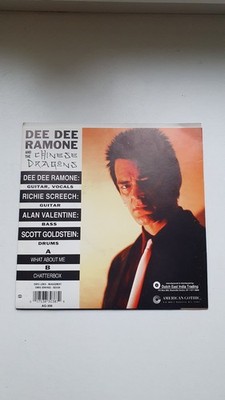 DEE DEE RAMONE AND THE CHINESE DRAGONS Single LP  WHAT ABOUT ME / CHATTERBOX RAR