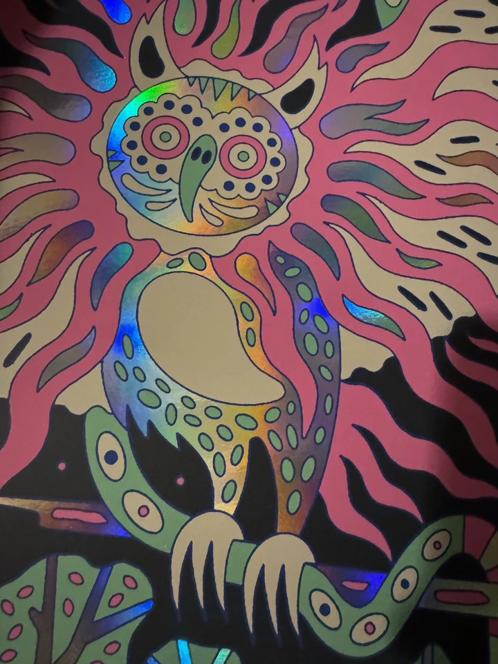 My Morning Jacket-Concert Poster-Rare-Foil- 2025 Santa Barbara CA- Limited X/15 - Image 2 of 3