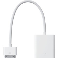 Apple A1368 30-Pin to VGA Adapter Cable - iPhone iPad iPod Accessory - MC552AM/B