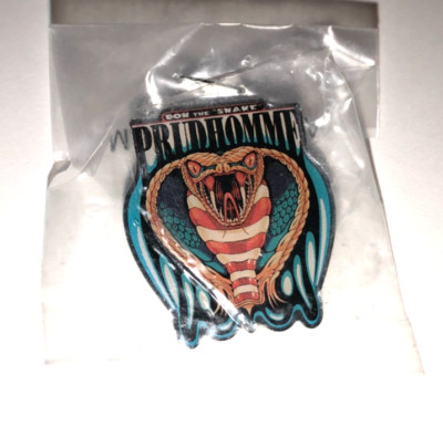 SALE! Don Prudhomme SNAKE RACING ''In Your Face'' Enamel Logo ORIGINAL NHRA Pin