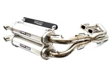 Trinity Racing Exhaust RZR XP 1000 Dual System Brushed TR-4119D