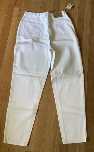 ¡¡NUEVO CON ETIQUETAS!! Pantalones de mezclilla blancos auténticos para mujer Capezio talla 12 - Imagen 3 de 5