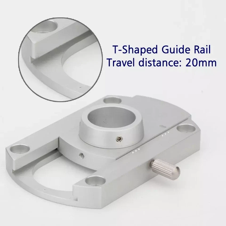2PCS Hole 20/22MM Aluminum Alloy SME Conversion Arm Plate Phono Special Arm Base - Image 3 of 4