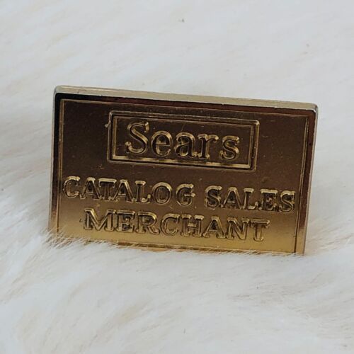 Vintage Sears Katalog Verkauf Händler goldfarbene Anstecknadel