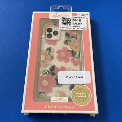  Sonix Clear Coat Case for Apple iPhone 12 Mini (5.4'') - SOUTHERN FLORAL