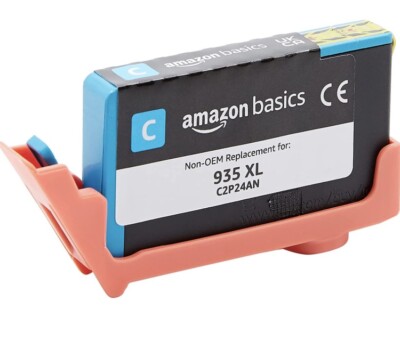 10x HP 935XL Tintenstrahlpatrone Cyan hohe Reichweite, Ersatzpatrone ohne OEM Amazon Basics