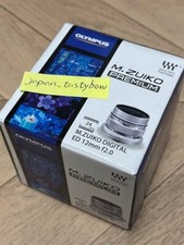 OLYMPUS M.Zuiko Digital ED 12mm f2.0 Lens - SILVER - Micro Four Thirds Moun