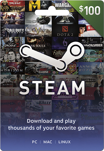 Valve - Steam Wallet Card ($100) - Multi