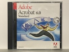 Adobe Acrobat 6.0 Standard 90044886 SEALED CD w/ Serial Number