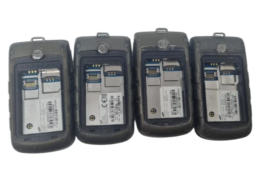 4 Lot of Samsung Rugby II 2 SGH-A847 Black Cell Phone Flip for Replacement Parts - Image 3 of 4