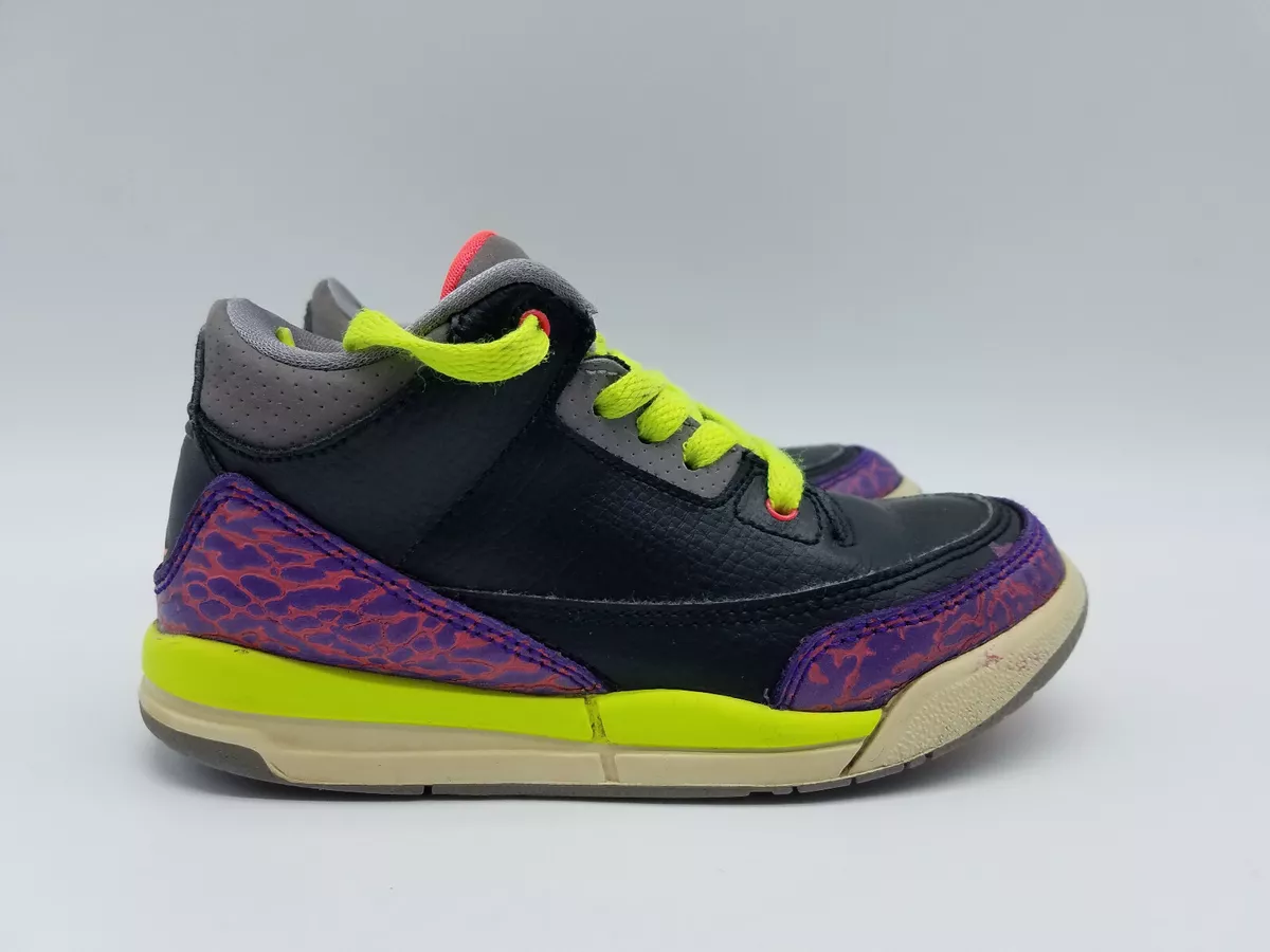 black and yellow jordan 3