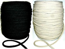 6MM SOFT CUSHION PIPING CORD AVAILABLE IN BLACK  BEIGE  DIFF LENGTHS