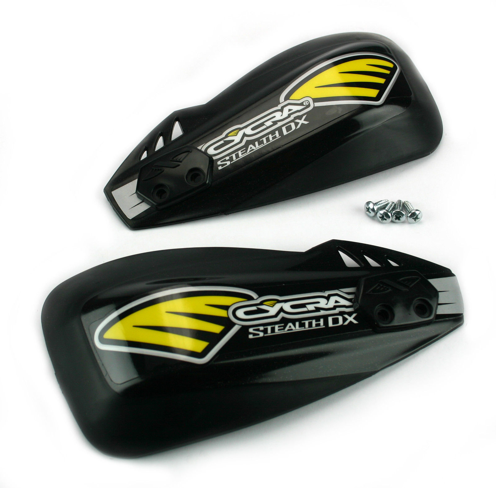 Protège-main Cycra Stealth DX Noir avec fixation robuste anti-impact pour Enduro