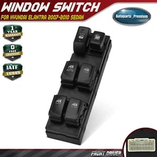 Front Left Driver Side Power Window Switch for Hyundai Elantra 2007-2010 Sedan