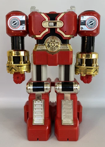 Power Rangers Zeo Red Battlezord Megazord Figure Deluxe DX Works Vintage 1996