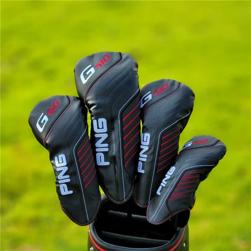 PING G410 Golf Club Headcovers Hybrid Putter Driver Fairway Woods Leather Covers - Imagen 6 de 21