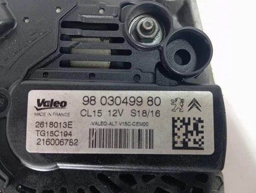 9803049980 Alternatore per CITROEN C4 AIRCROSS Feel 2WD 2017 6997317 - Foto 3 di 10