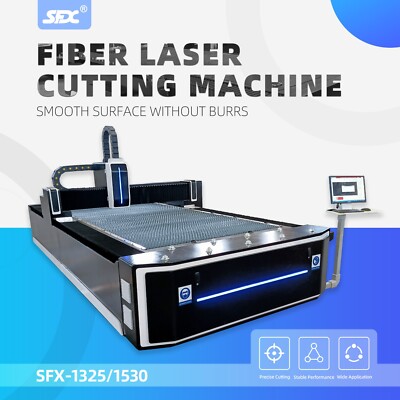 SFX High Speed 2KW MAX Fiber Laser Cutting Machine 1530 SS MS Aluminum Metal Cut