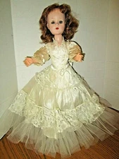 Vintage 20" Vinyl/Hard Plastic BKW Doll * non-working