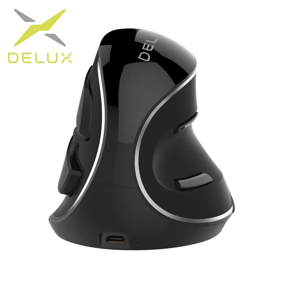 Large Rechargeable Wireless Vertical Ergonomic Mouse Rgb Bluetooth 90day battery - image 2 of 4