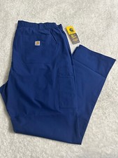 Carhartt Force C56113-Navy Modern Fit Cargo Straight Leg Pants - XL Regular
