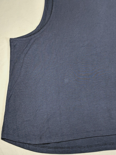 ATHLETA Women's Plus Sleep Tank sz 1X Blue Round Neck Sleeveless Round Hem NWOT - Picture 12 of 13