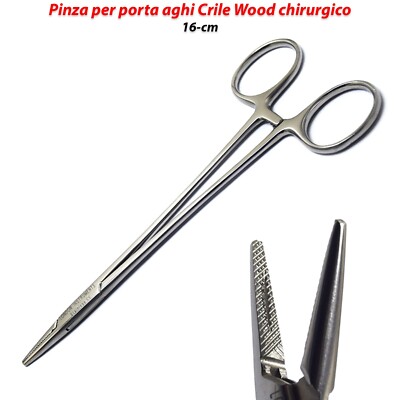 Porta Aghi Per Sutura Dentale – Strumento Chirurgico Ortodontico In Acciaio