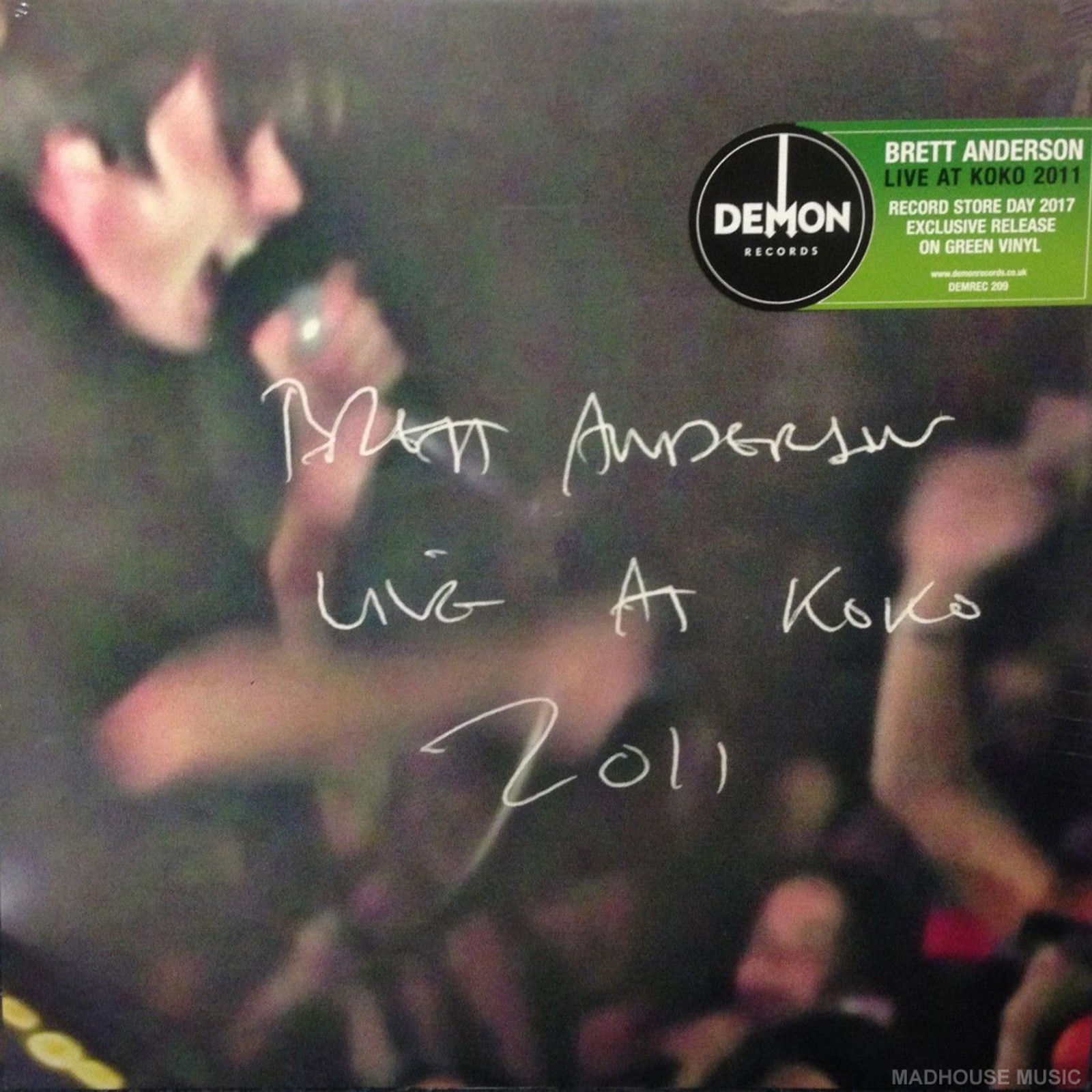 Anderson Brett Live at Koko 2011 Vinyl LP Green Record Store Day 2017