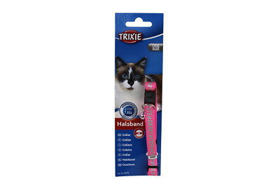 Trixie Katzenhalsband, Sicherheitshalsband Nylonhalsband Halsband mit Glöckchen