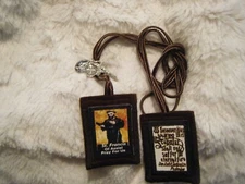 St Francis of Assisi Brown Scapular Handmade 100% Wool Catholic Approved
