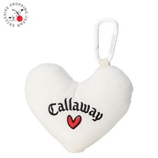 Callaway Golf Love Ball & Tee Heart Pouch Storage Holder Bag White Ladies Womens
